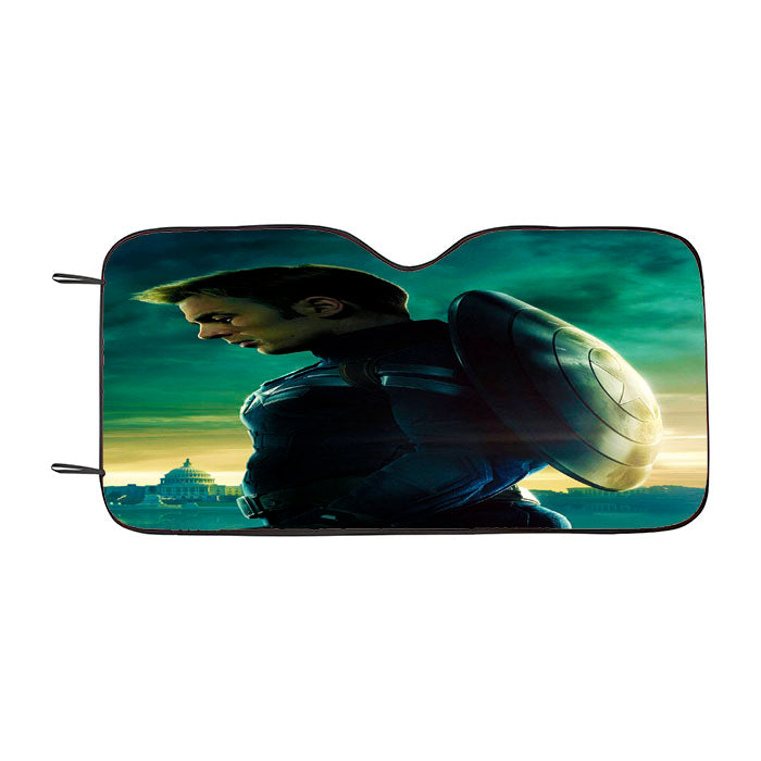 Captain America Hero Car Auto Sun Shade Windshield Cover