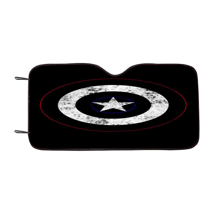 Captain America'S Shield 3 Car Auto Sun Shade Windshield Cover