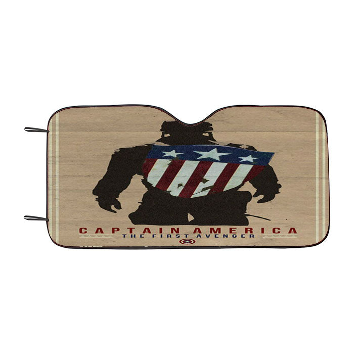 Captain America Te First Avengers Car Auto Sun Shade Windshield Cover