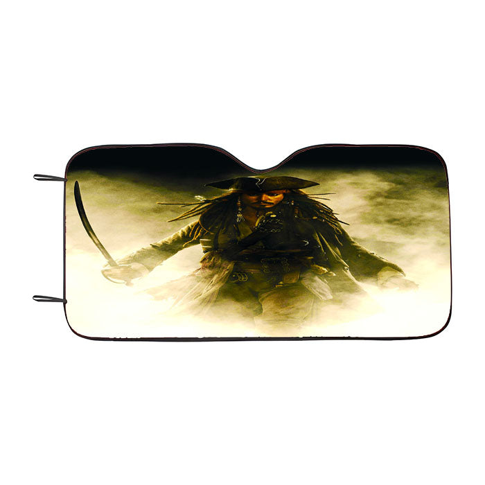 Captain Jack Sparrow Shadow Car Auto Sun Shade Windshield Cover