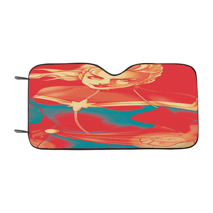 Captain Marvel Minimalist Car Auto Sun Shade Windshield Cover