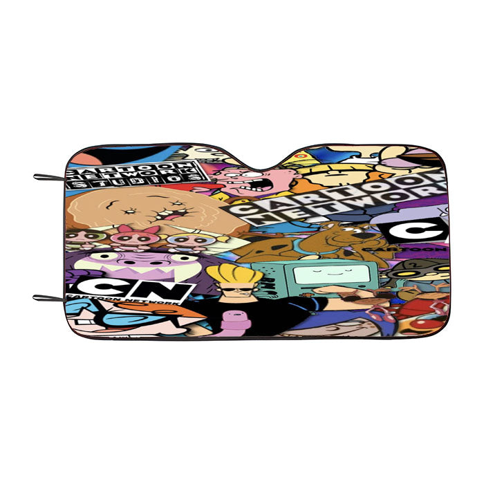 Cartoon Network Studios Collection  Car Auto Sun Shade Windshield Cover
