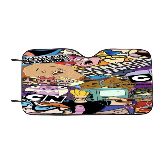 Cartoon Network Studios Collection  Car Auto Sun Shade Windshield Cover
