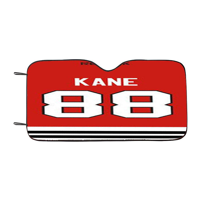 Chicago Blackhawks Patrick Kane Jersey Back Car Auto Sun Shade Windshield Cover