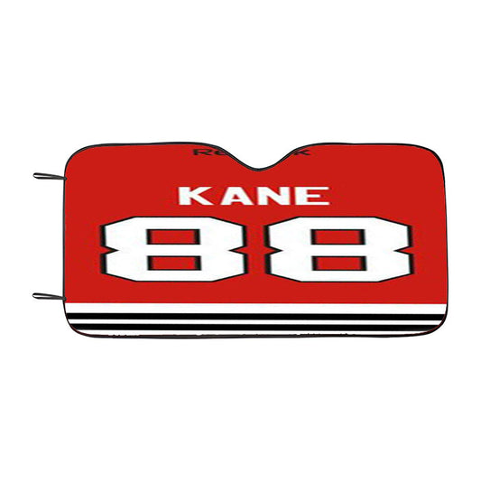 Chicago Blackhawks Patrick Kane Jersey Back Car Auto Sun Shade Windshield Cover