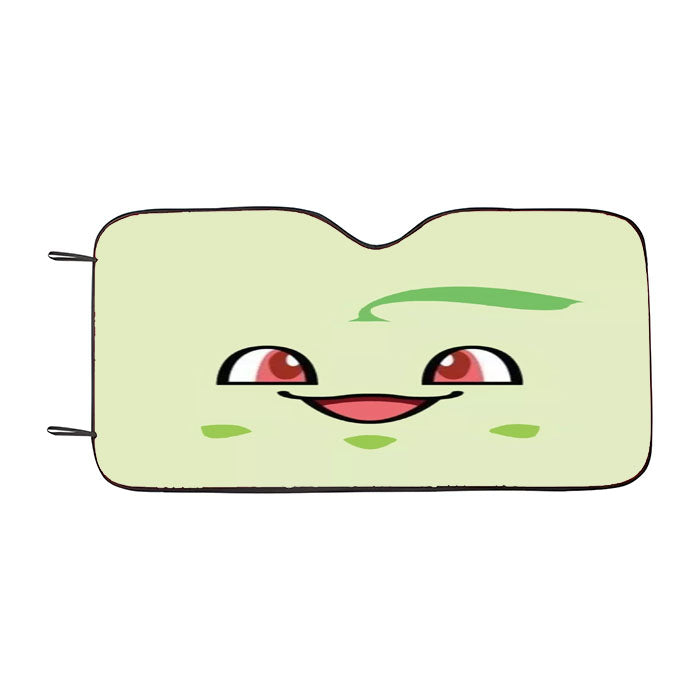 Chikorita Pokemon Car Auto Sun Shade Windshield Cover