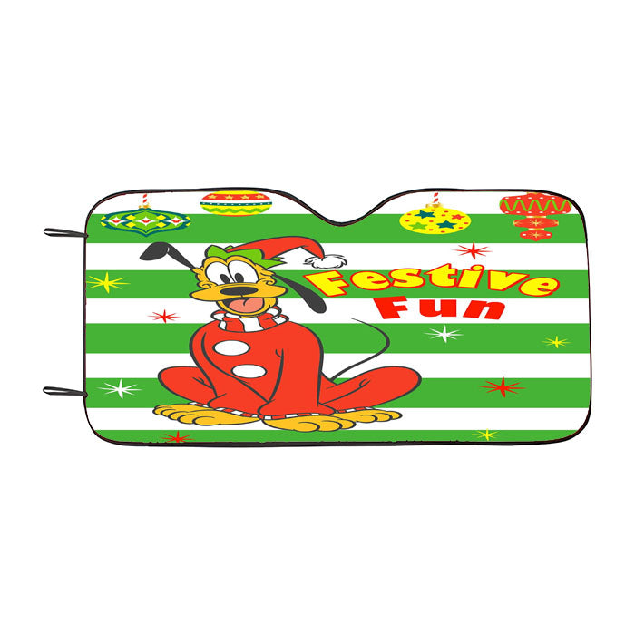 Christmas Pjs Pluto Car Auto Sun Shade Windshield Cover