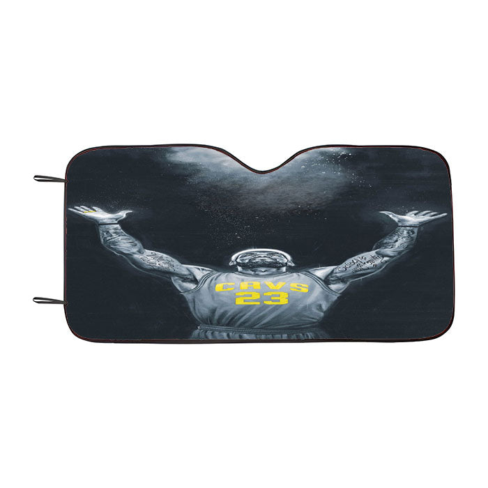 Cleveland Plain Dealer Lebron James 23 Car Auto Sun Shade Windshield Cover