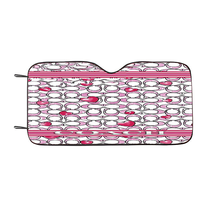 Coach Pink Car Auto Sun Shade Windshield Cover