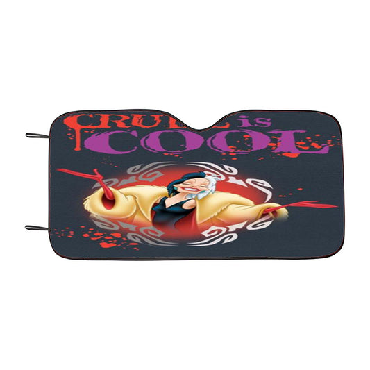 Cruella Cruel Is Cool Car Auto Sun Shade Windshield Cover