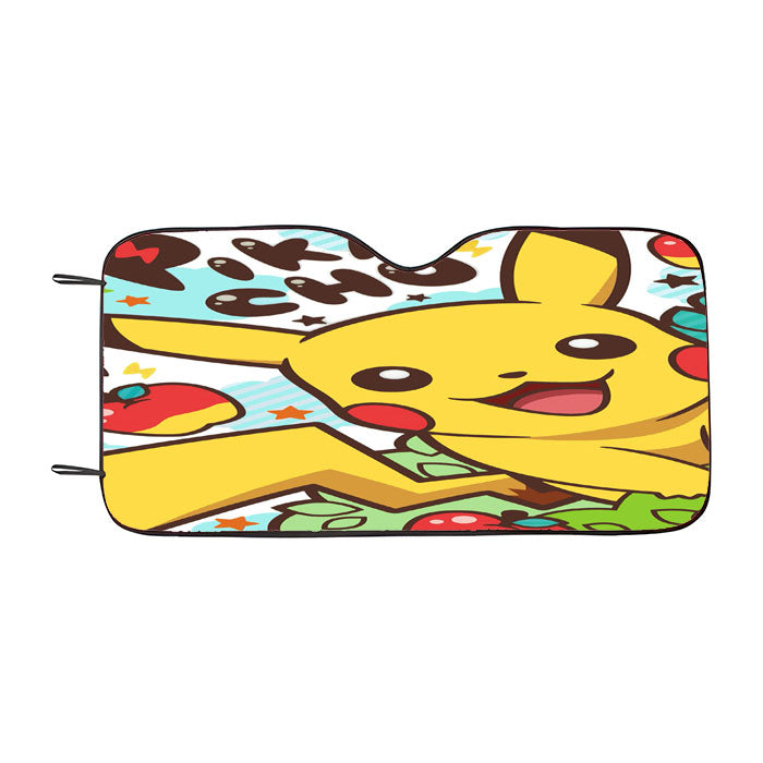 Cute Pikachu Wallpaper Car Auto Sun Shade Windshield Cover