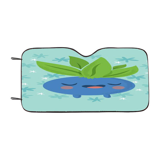 Cute Pokemon Oddish Car Auto Sun Shade Windshield Cover