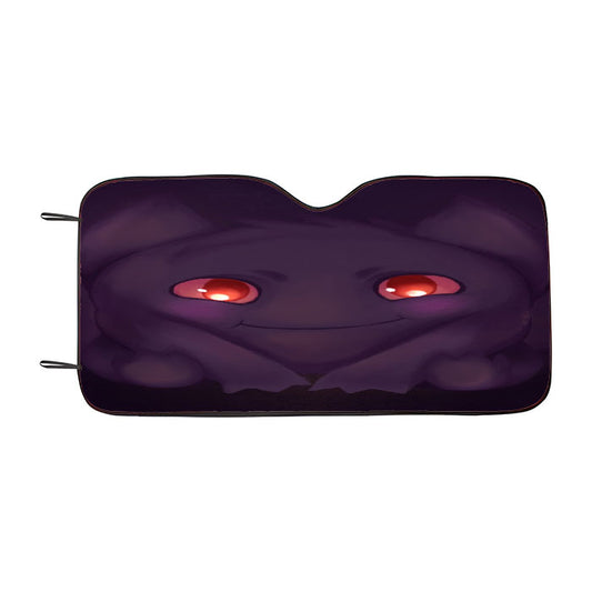 Cute Smile Dark Gengar Pokemon Car Auto Sun Shade Windshield Cover