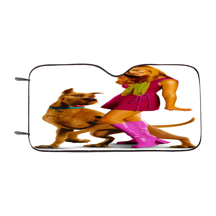 Daphne Blake And Scooby Doo Car Auto Sun Shade Windshield Cover