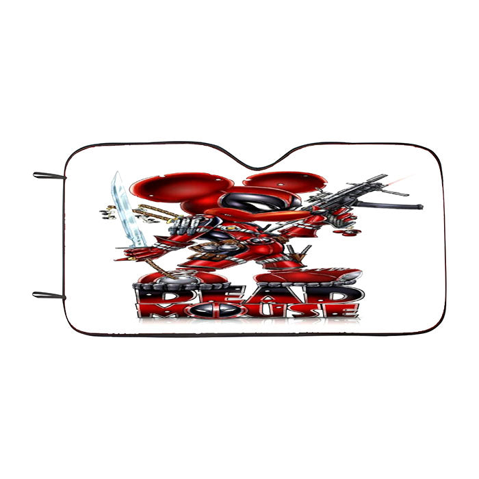 Deadpool X Mickey Mouse Car Auto Sun Shade Windshield Cover