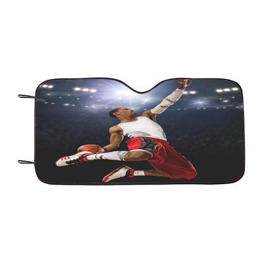 Derrick Rose Slam Dunk Car Auto Sun Shade Windshield Cover