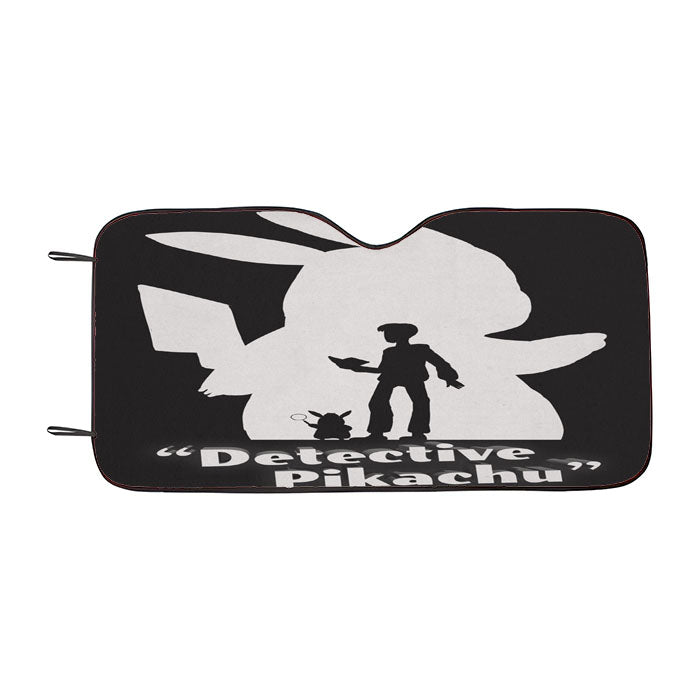 Detective Pikachu Wallpaper Car Auto Sun Shade Windshield Cover