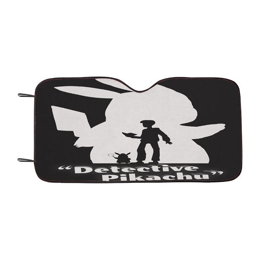 Detective Pikachu Wallpaper Car Auto Sun Shade Windshield Cover