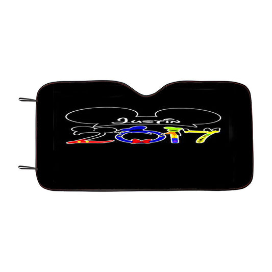 Disney Family Vacation Mickey Mouse Car Auto Sun Shade Windshield Cover
