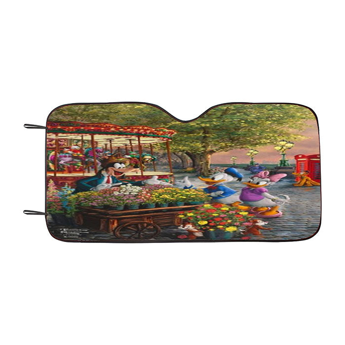 Disney Friends In London Car Auto Sun Shade Windshield Cover