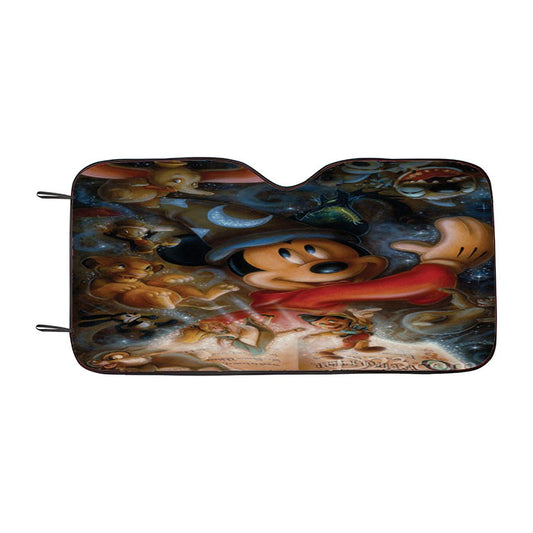 Disney Mickey Mouse And More Character Car Auto Sun Shade Windshield Cover