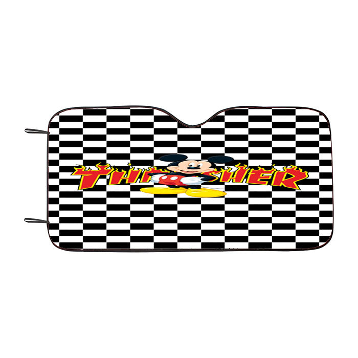 Disney Mickey Mouse Thrasher Car Auto Sun Shade Windshield Cover