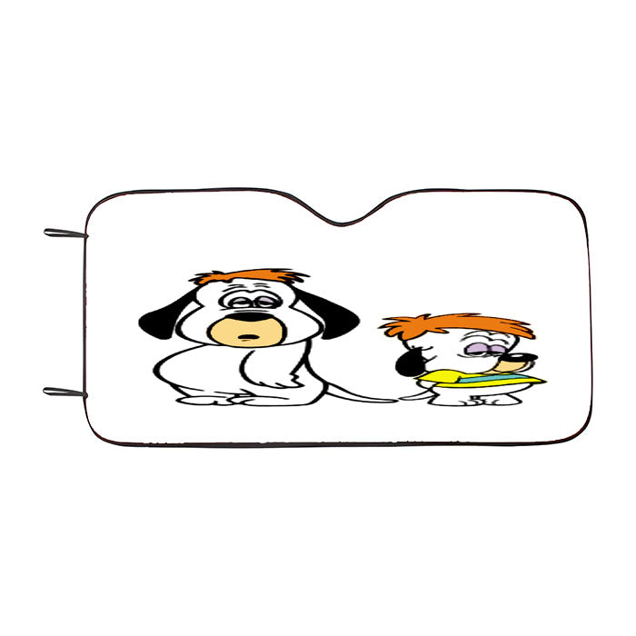 Droopy And Dripple Cartoon Network  Car Auto Sun Shade Windshield Cover