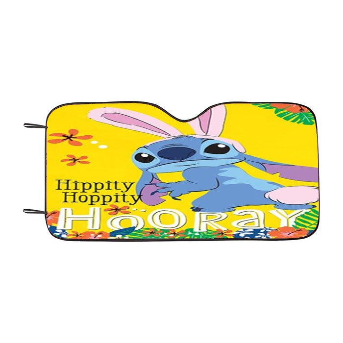Easter Bunny Stitch Car Auto Sun Shade Windshield Cover