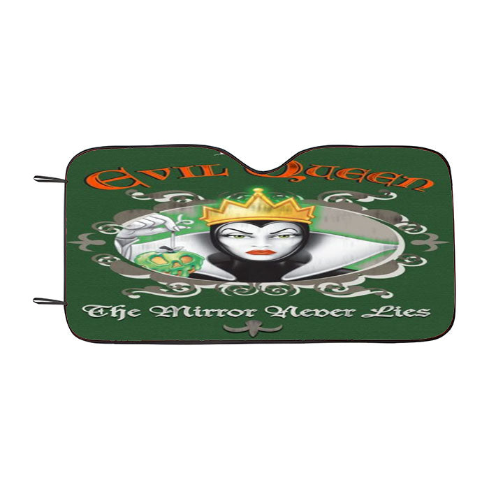 Evil Queen Mirror Never Lies Car Auto Sun Shade Windshield Cover