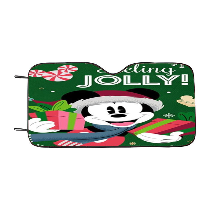 Feeling Jolly Mickey Mouse Car Auto Sun Shade Windshield Cover