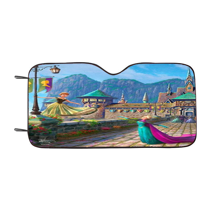 Frozen Celebration In Arendelle Car Auto Sun Shade Windshield Cover