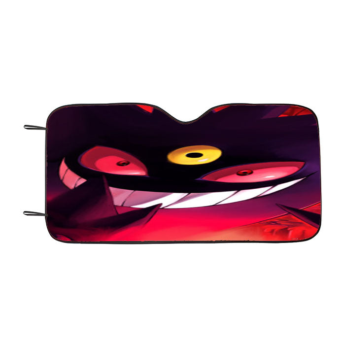 Gengar Pokemon Ghost Car Auto Sun Shade Windshield Cover