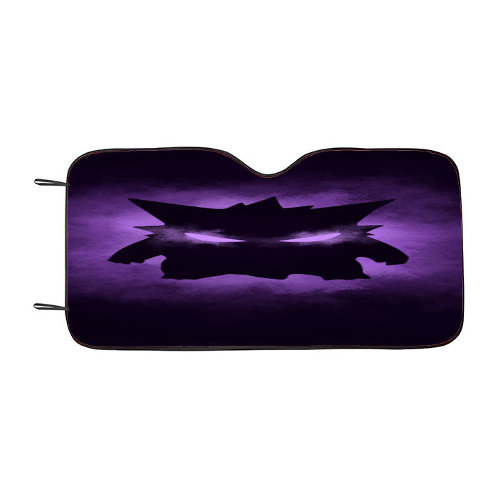 Gengar Pokemon Silhouette Car Auto Sun Shade Windshield Cover