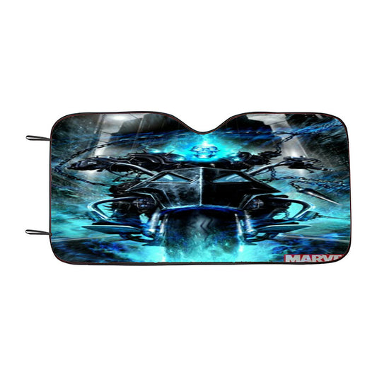 Ghost Rider Marvel Car Auto Sun Shade Windshield Cover