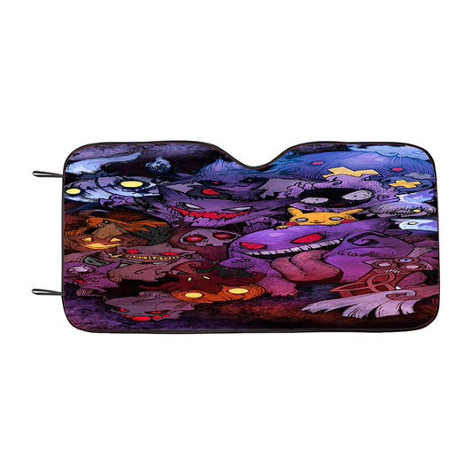 Ghost Type Pokemon Wallpaper Car Auto Sun Shade Windshield Cover
