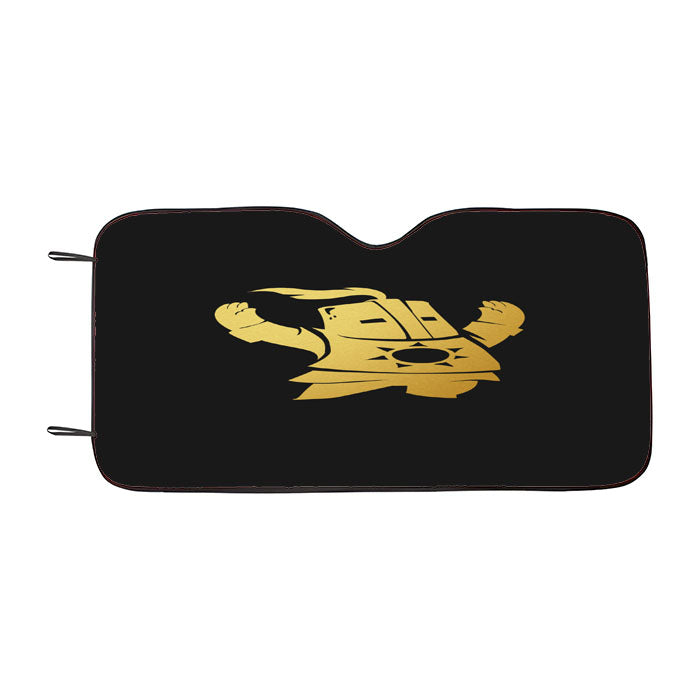 Gold Chibi Dark Souls Praise The Sun Car Auto Sun Shade Windshield Cover
