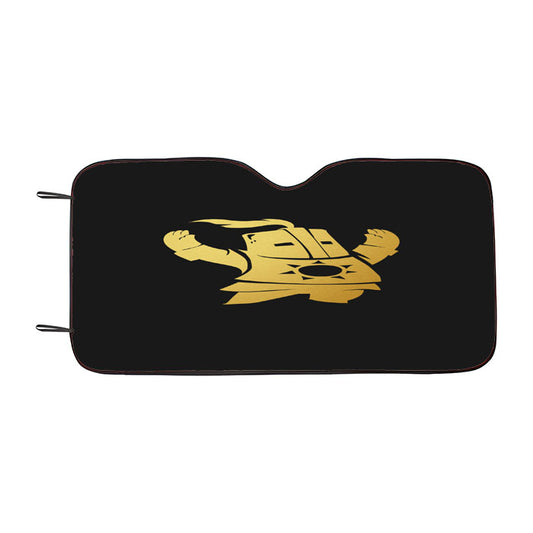 Gold Chibi Dark Souls Praise The Sun Car Auto Sun Shade Windshield Cover