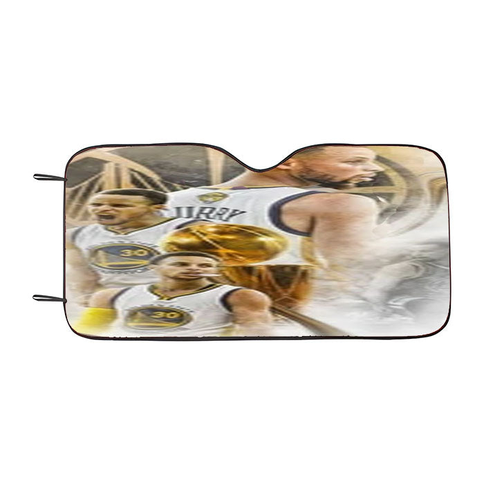 Golden State Warriors Curry Collages Car Auto Sun Shade Windshield Cover