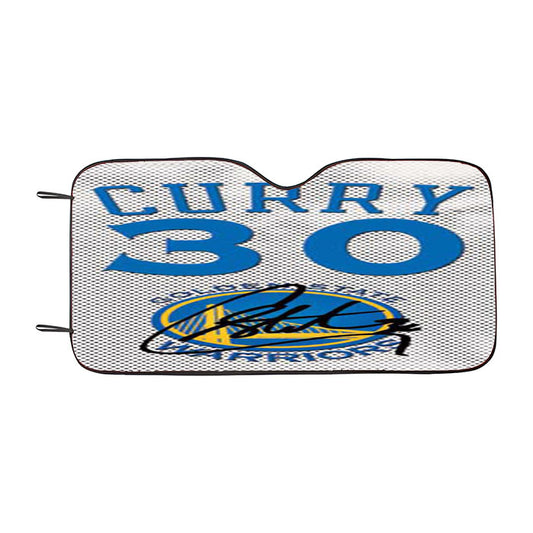 Gsw Stephen Curry Jersey Car Auto Sun Shade Windshield Cover