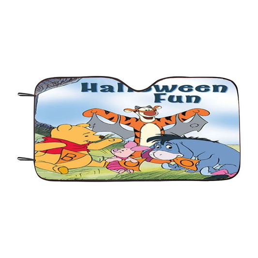 Halloween Fun Boo Pooh Car Auto Sun Shade Windshield Cover