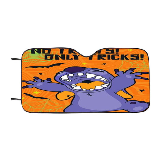 Halloween Mischief Stitch Car Auto Sun Shade Windshield Cover