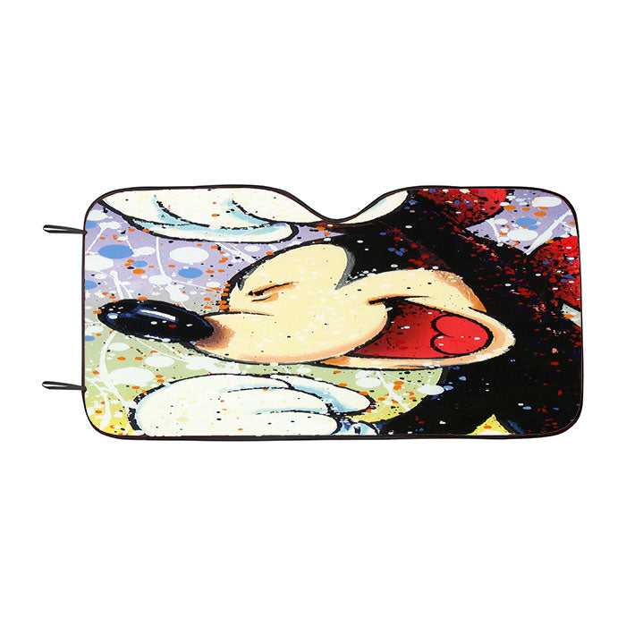 Happily Ever Laughter Mickey Car Auto Sun Shade Windshield Cover