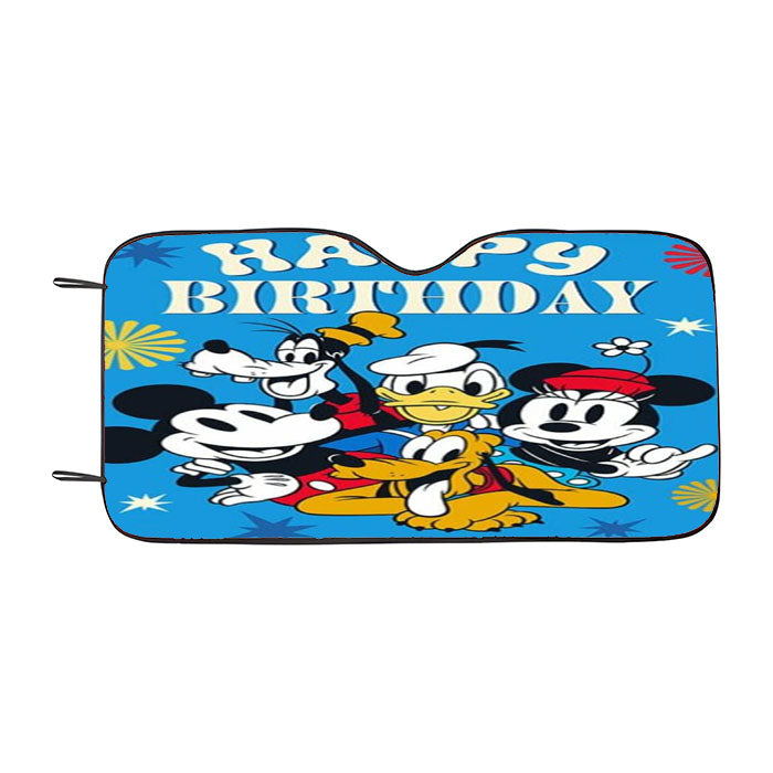 Happy Birthday Gang Car Auto Sun Shade Windshield Cover