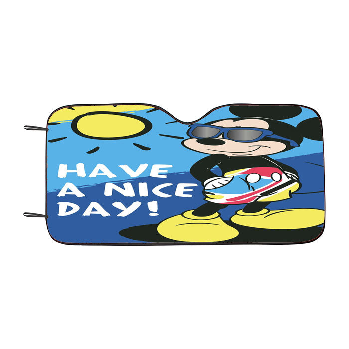Have A Nice Day Sunny Mickey Car Auto Sun Shade Windshield Cover