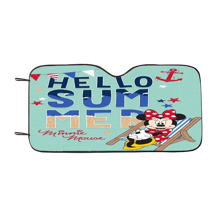 Hello Summer Minnie Car Auto Sun Shade Windshield Cover