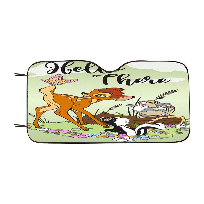 Hello There Bambi Car Auto Sun Shade Windshield Cover