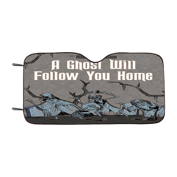 Hitchhiking Ghosts Haunted Mansion Car Auto Sun Shade Windshield Cover