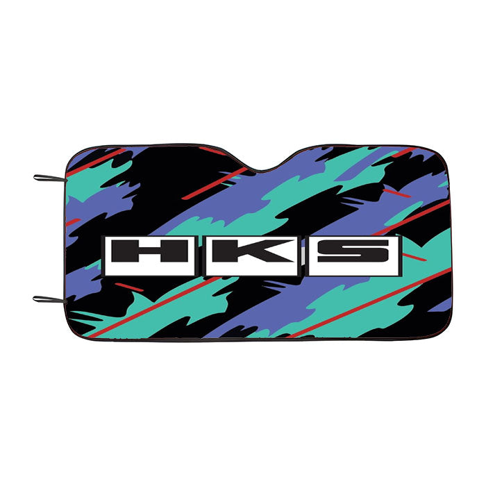 Hks Retro Pattern Car Auto Sun Shade Windshield Cover