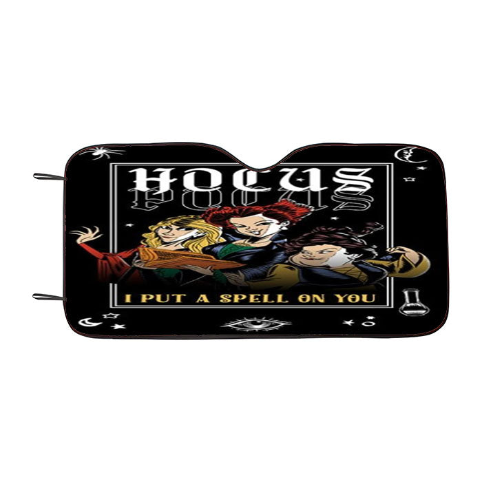 Hocus Pocus Put A Spell On You Car Auto Sun Shade Windshield Cover