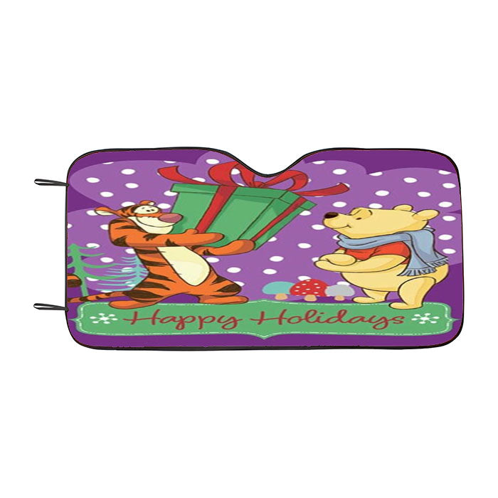 Holiday Gift Tigger And Pooh Car Auto Sun Shade Windshield Cover